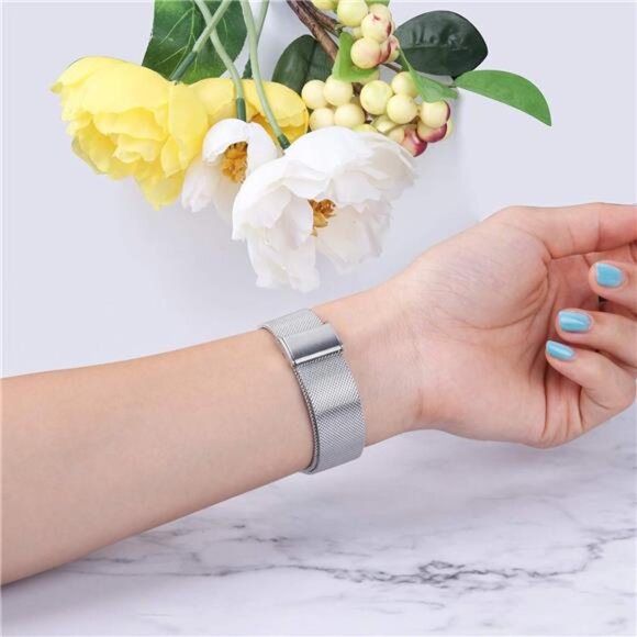 StainlessSteel Mesh bands Compatible For AppleWatch 44mm,Women Bling Protective - Picture 4 of 7